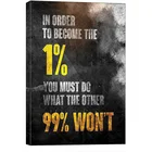 1% мотивационный холст для предпринимателей, настенное искусство, вдохновляющий настенный художественный плакат, цитаты, художественное изображение, печать для дома, офиса, ванной комнаты