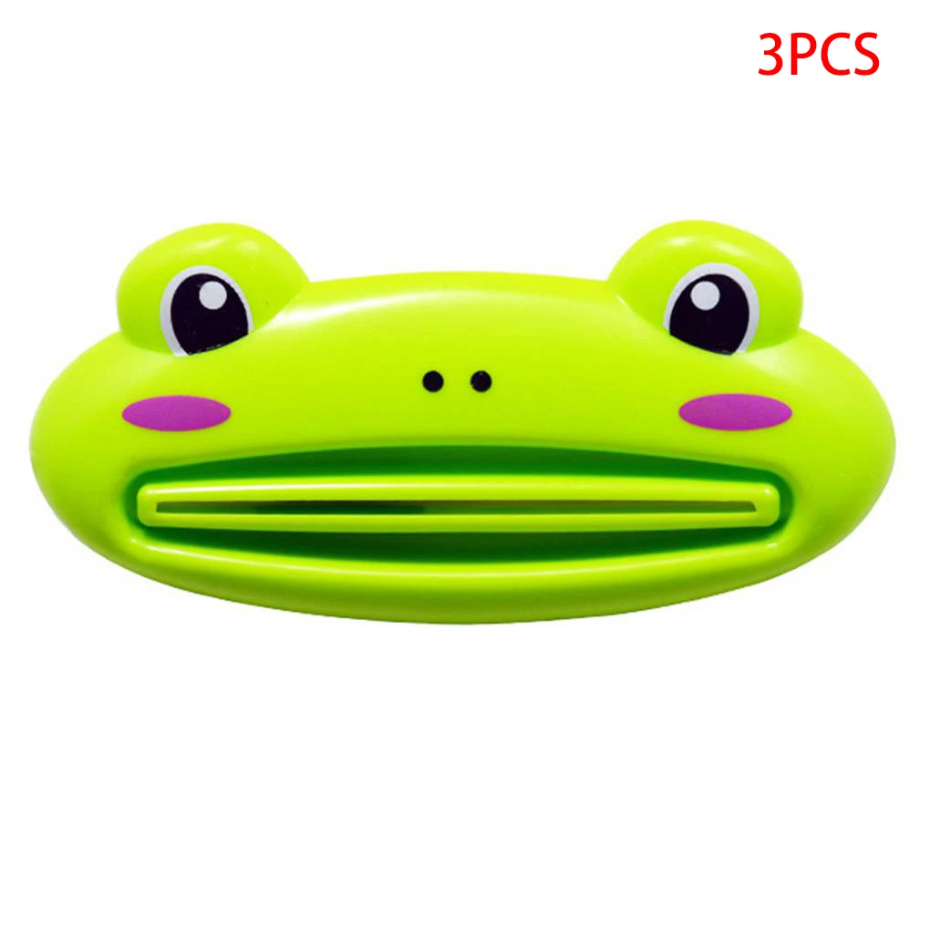 

3 PCS Toothpaste Squeezer Fashion Cartoon Manual Toothpaste Squeezer Lazy Cosmetics Facial Cleanser Squeezer Random Colors