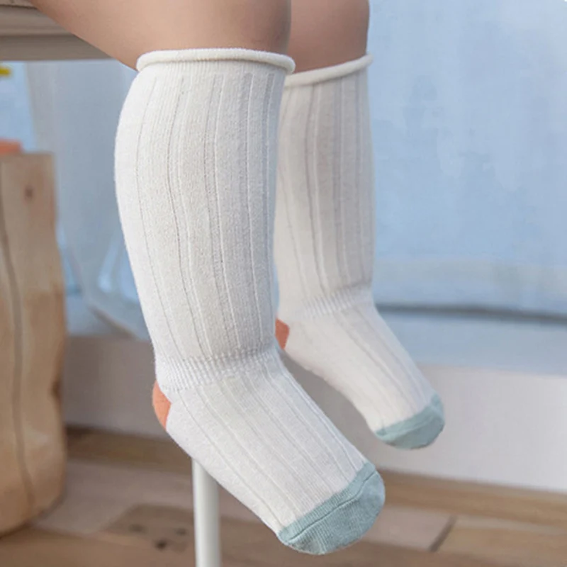 

Baby Socks Neonatal Autumn Cotton Polka dots plain stripes Kids Girls Boys Children Socks For 1-3 Year