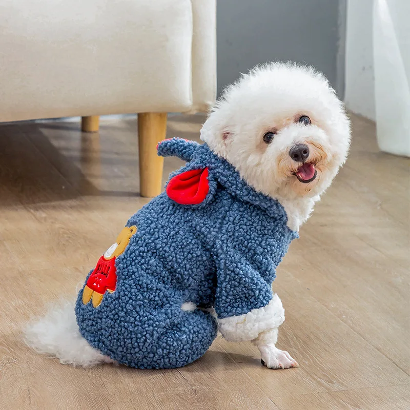 

New style pet clothes autumn and winter warm dog clothes small and medium-sized dog clothes