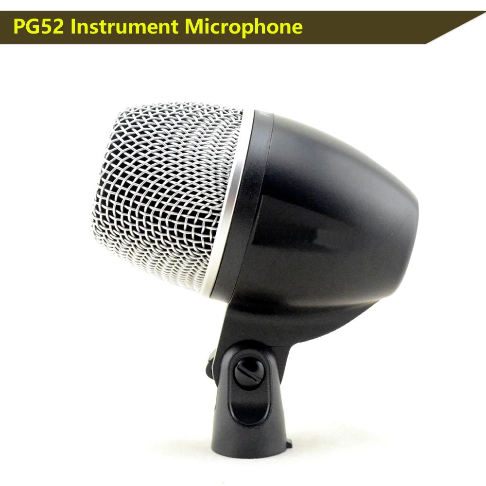Микрофон PG52 кик-барабан микрофон инструмент динамический барабанный |