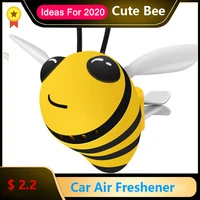 creative bee car air freshener outlet clip flavor auto perfume diffuser car fragrances decoration accessories flavoring