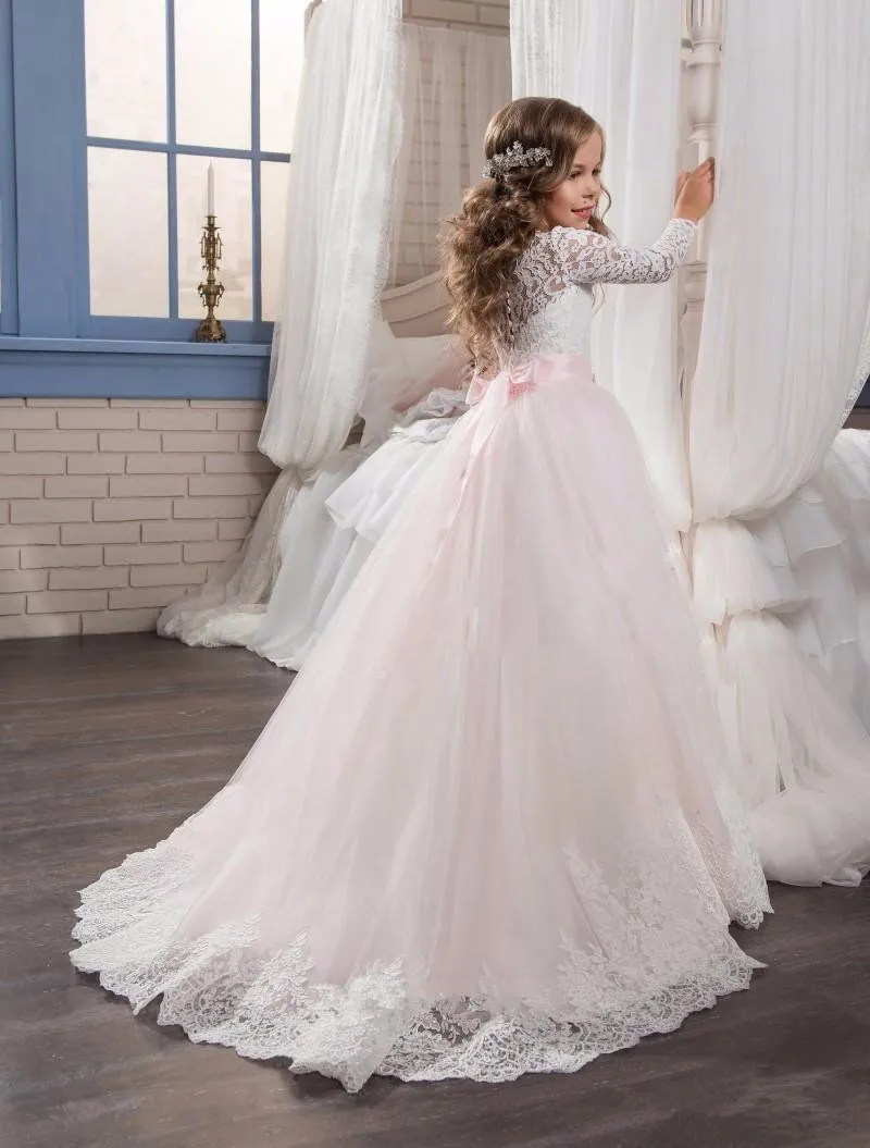 Цветочное кружевное Сетчатое платье с длинными рукавами и цветочным узором для