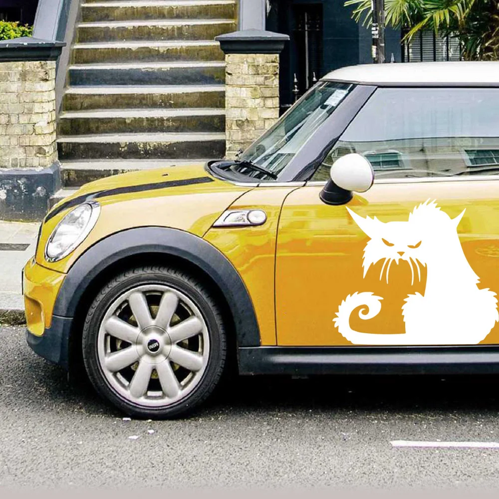 

Vinyl cat Auto Sticker Funny Decal Car Window Decoration Vinyl Stickers Motorcycle Accessories