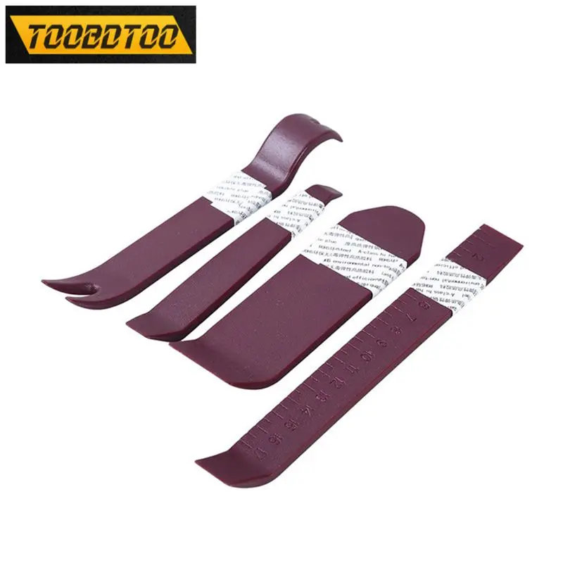 

4Pcs/Set Car Modification Door Panel Removal Tools Trim Molding and Dashboard Audio Automobile Trim Clip Fastener Disassemble