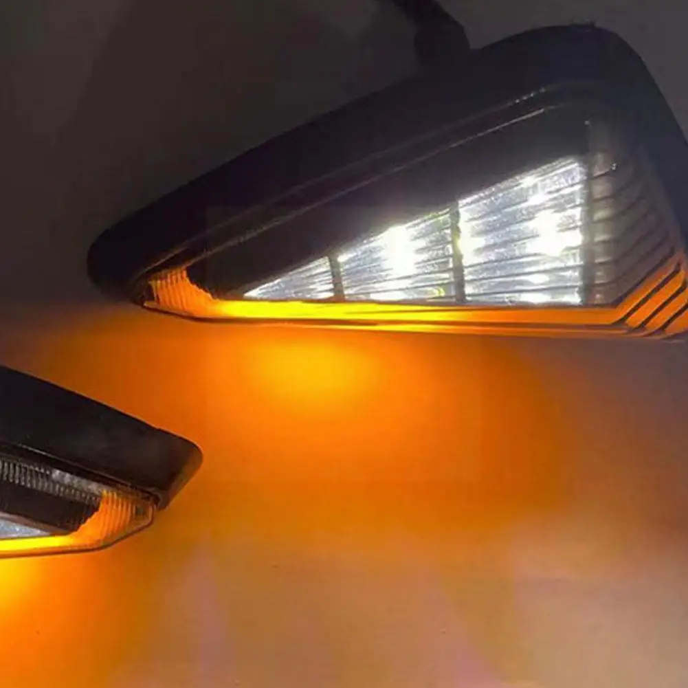 

Motorcycle Led Turning Signal Lights Waterproof Amber Indicator White Blinker Light Lamp Running Drl Led Daytime Y N9c0