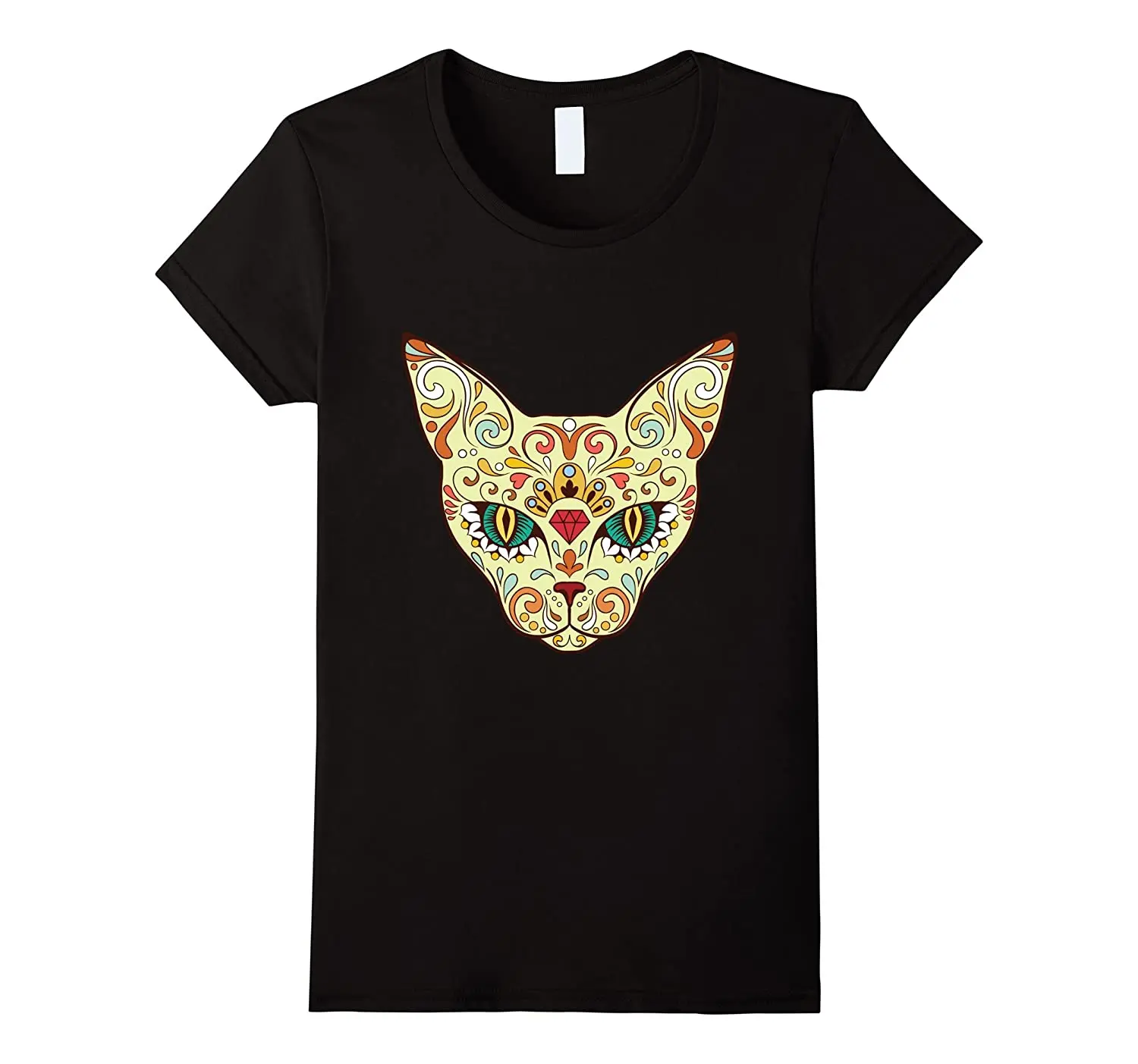 

Футболка с изображением кота и черепа Sphynx. Летняя Хлопковая мужская футболка с круглым вырезом и коротким рукавом Новинка