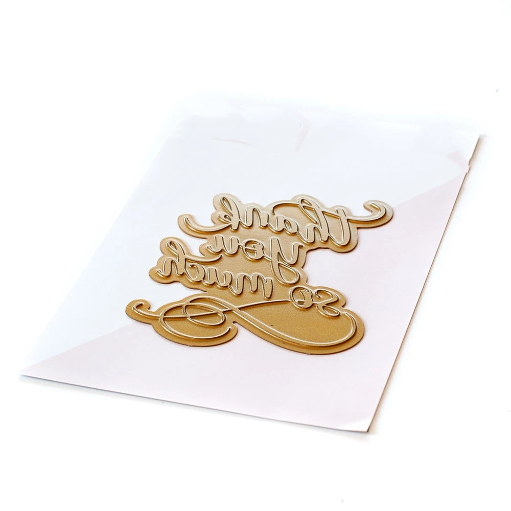 

Hot Foil Plate Metal Cutting Dies Greeting Card Pattern Printing DIY Scrapbooking Craft Embossing Make Albums Stencil