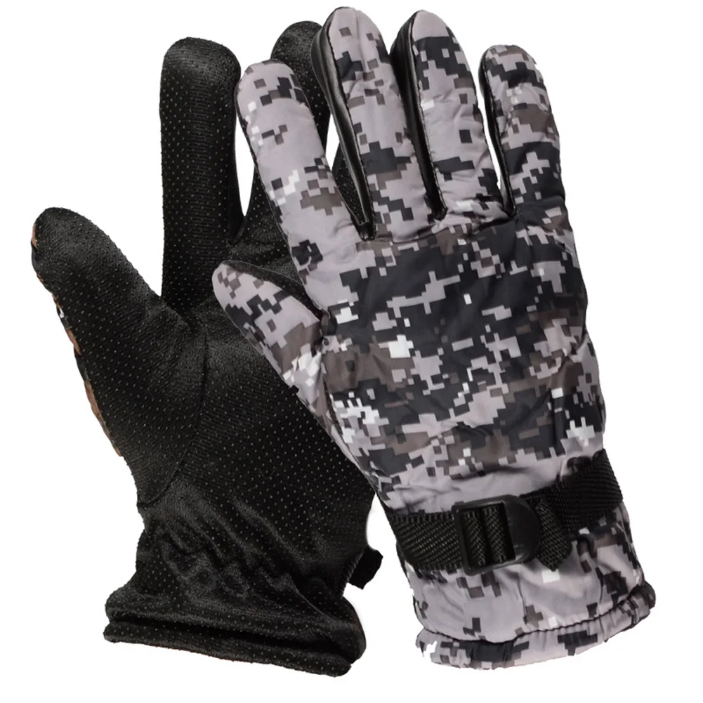 Камуфляжные мужские зимние перчатки для спорта на открытом воздухе