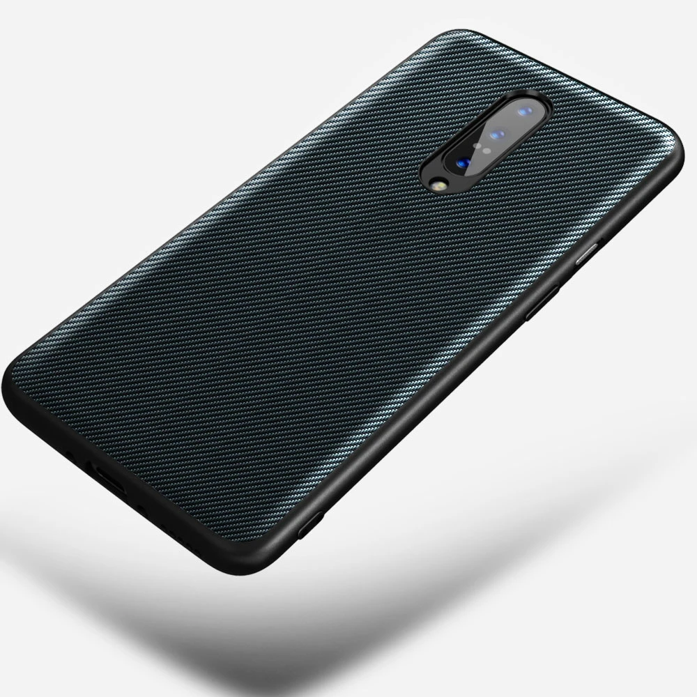 Для ONEPLUS 7 Pro Чехол, предотвращает появление отпечатков пальцев, микрофибра, углеродное волокно, кожа, силиконовый мягкий чехол для ONEPLUS 6T 6 5T 5 7 Pro