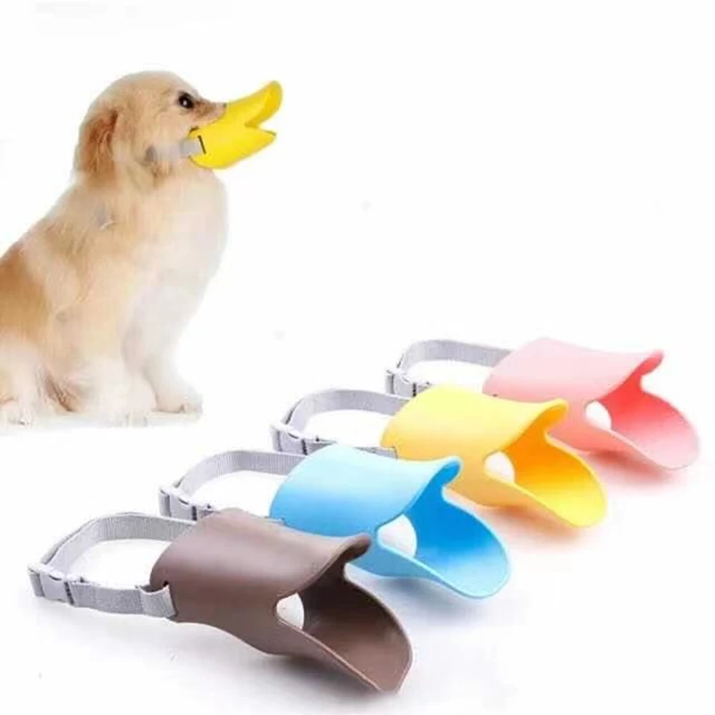 

Pet Dog Muzzle Breathable Basket Muzzles Large Dogs Stop Biting Barking Chewing Anti Bite Duck Mouth Puppy Covers Pet Supplies