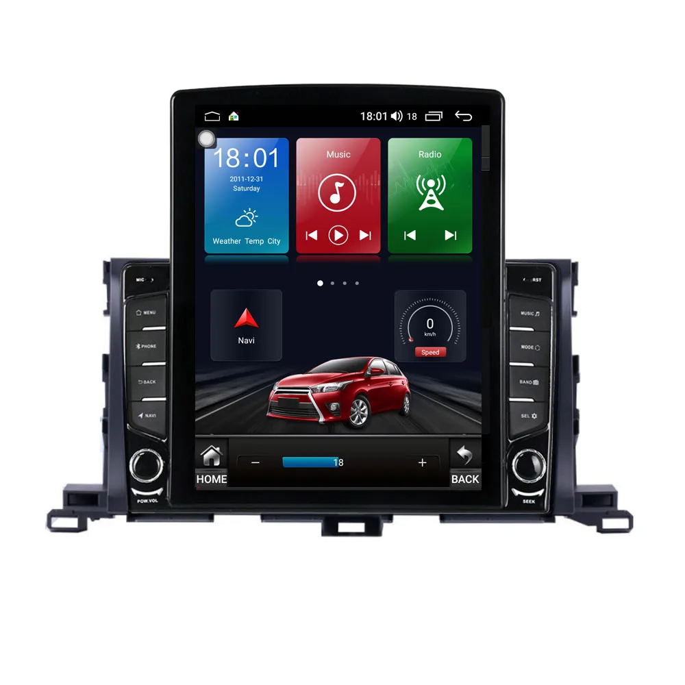 Головное устройство Navi Car IPS DSP аудио радио мультимедиа Tesla плеер Android 10 64 ГБ для TOYOTA