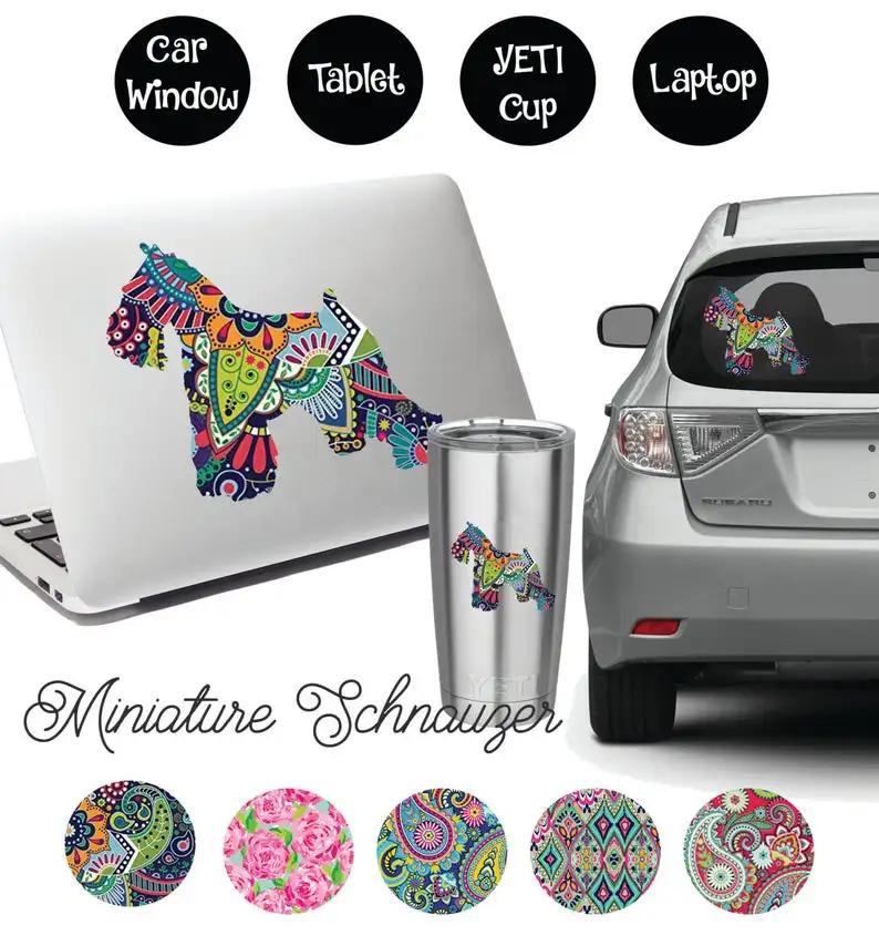 

Miniature Schnauzer Decal