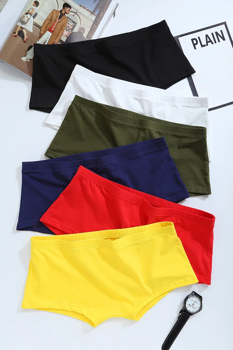 Мужское нижнее белье бесшовные трусы-боксеры ультратонкие прозрачные дышащие