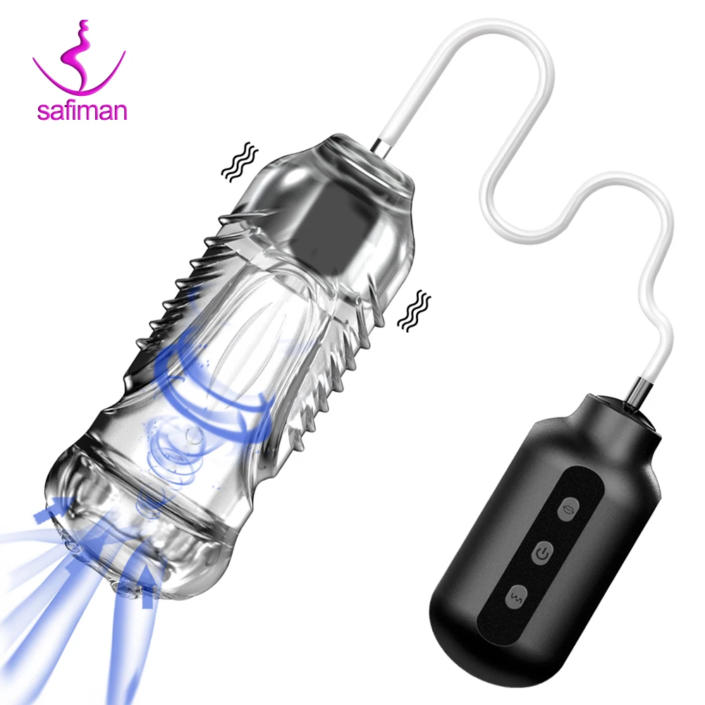 Вибратор секс игрушки для мужчин тренажер пениса Мужской мастурбатор Задержка