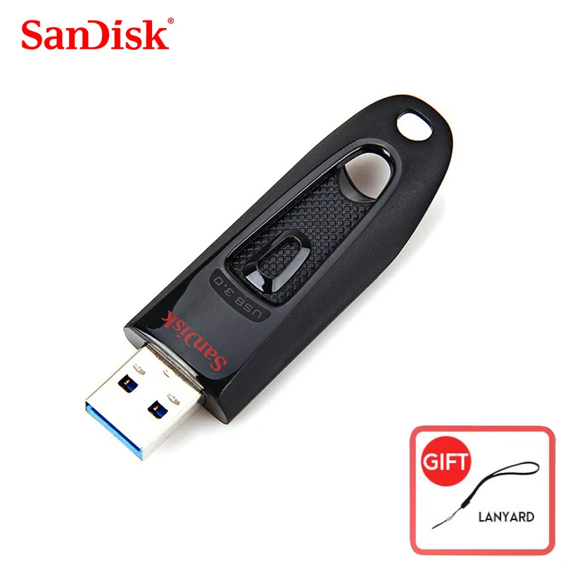 Флеш-Диск SanDisk флеш-накопитель USB 3 0 CZ48 компактная флешка на 256 ГБ 128 64 32 16 карта