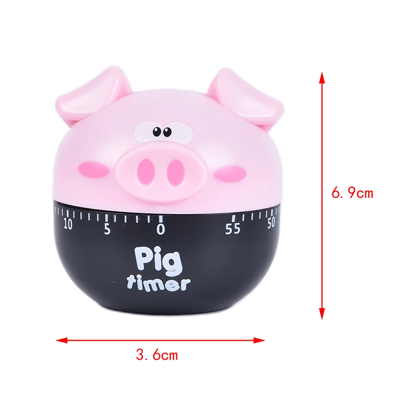

Kitchen Timer Home Kitchen Alarm Clock Countdown Piglet Machinery Electronic Timer For Cooking Baking Frying Cartoon Pig Shaped