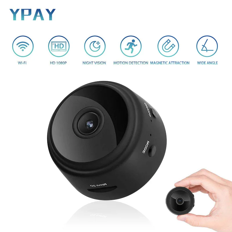A9 Wi Fi IP Full HD 1080P Мини камера Espion ночное видение секретная Обнаружение движения DVR