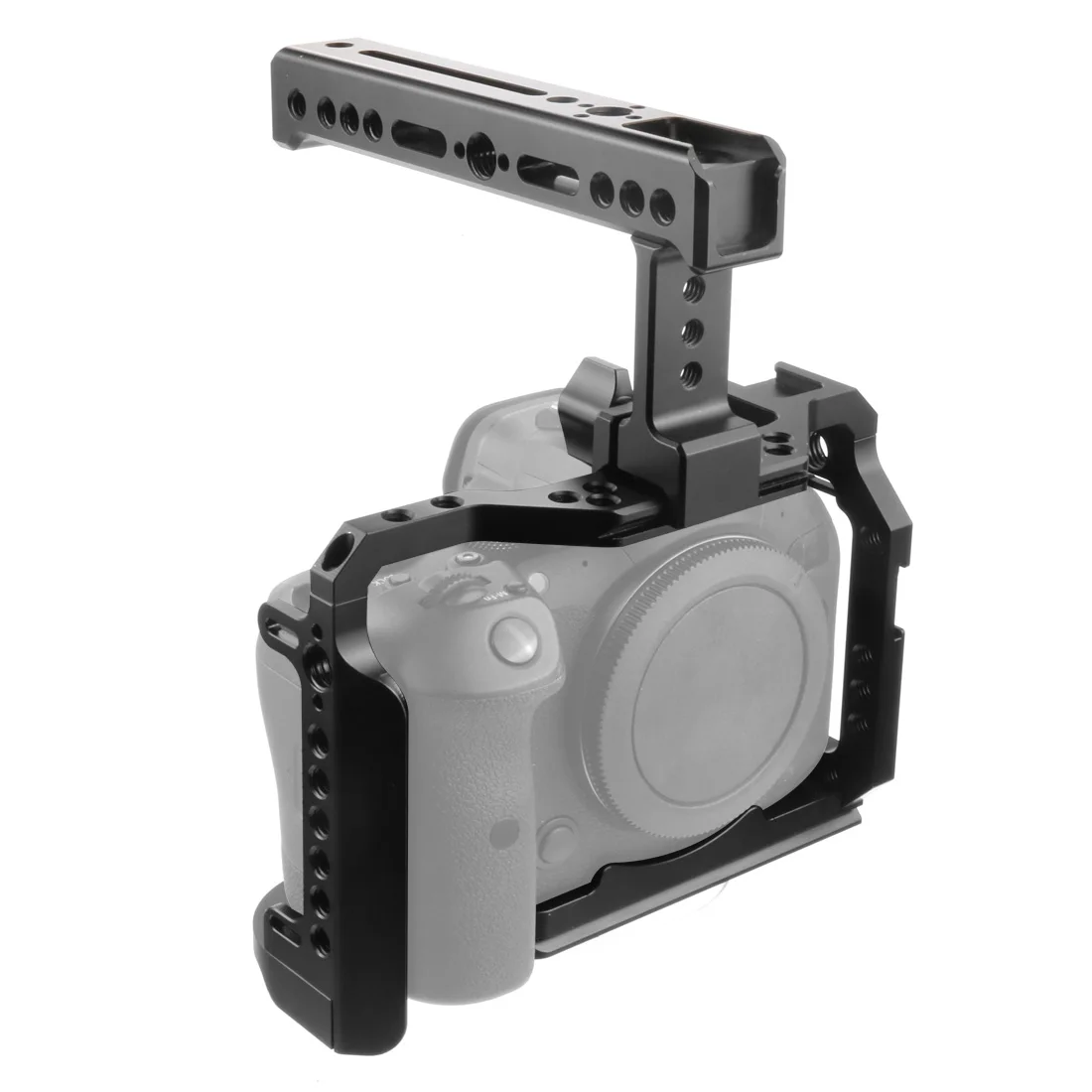 Алюминиевый сплав камера видео Rig клетка с верхней ручкой комплект для Canon EOS R5 R6