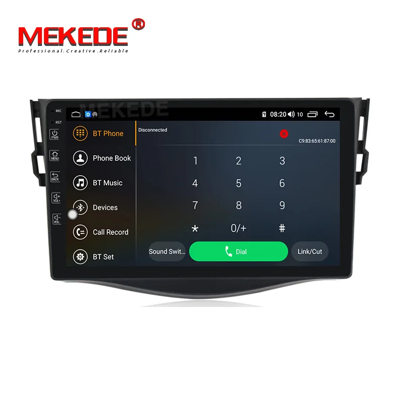 IPS экран 4 + 64G Android 10 4G LTE автомобильный DSP GPS мультимедийный dvd плеер для Toyota RAV RAV4 2006