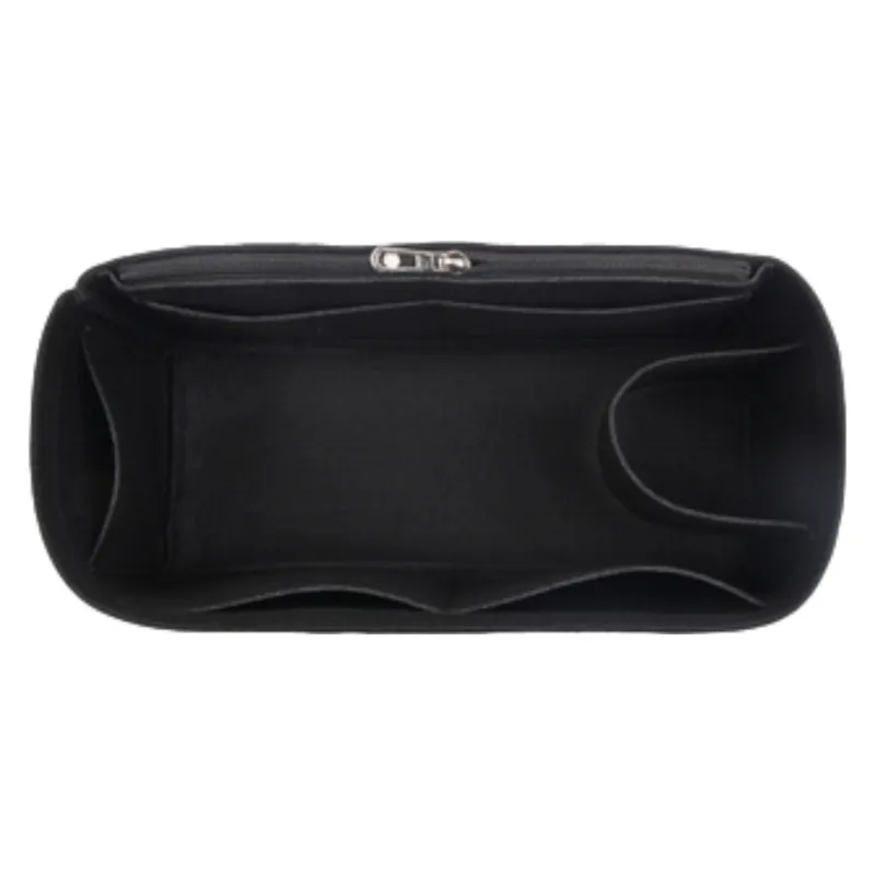 Bolsa de fieltro para guardar cosm&eacute;ticos, bolso organizador de viaje, interior, port&aacute;til, Original-5