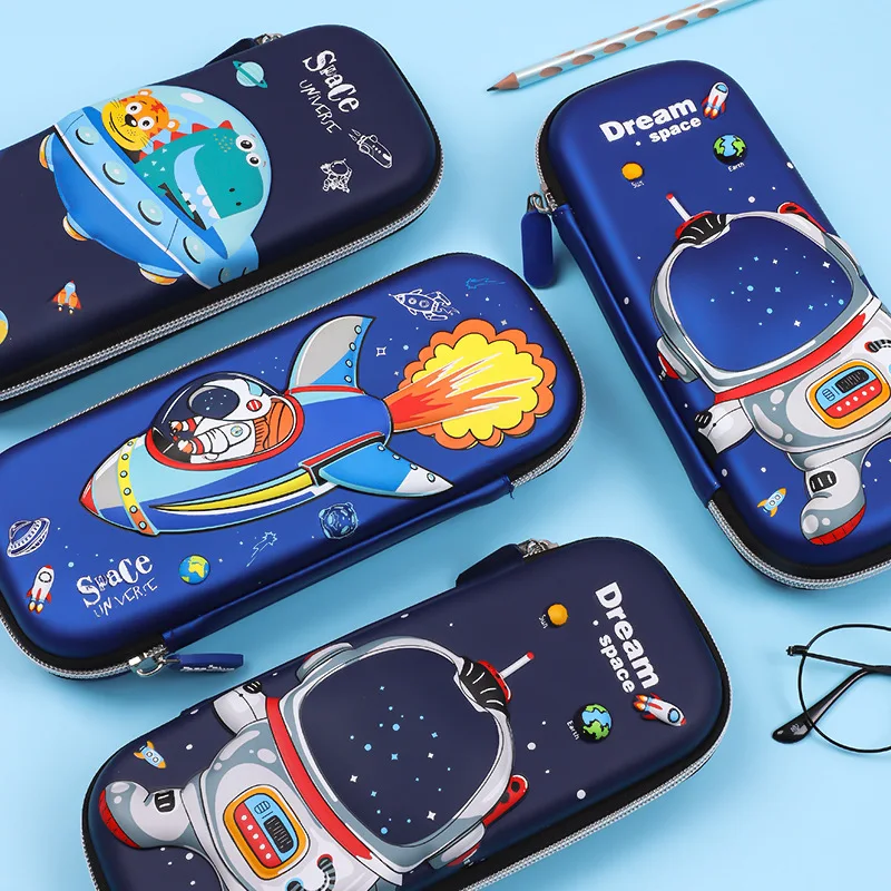 

Waterproof Pencil Case Stationery Cute Boys Girls Storage Pen Bag Box Large Students Capacity School Office