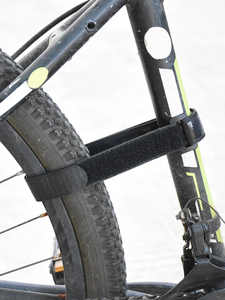 

Регулируемый фиксатор колеса велосипеда велосипедный Пояс Ремень рамы Противоскользящий многоцелевой велосипедный фиксированный ремень ...