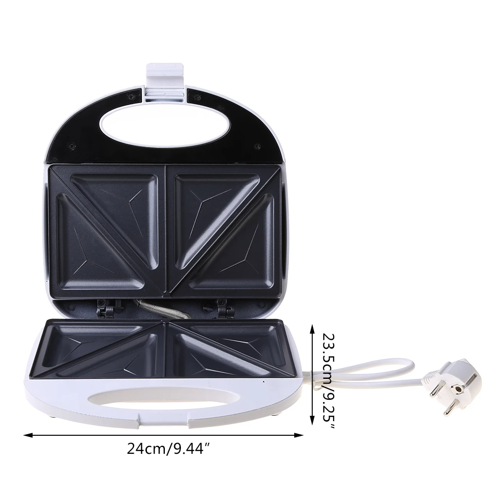 

Electric XL Deep Fill Sandwich Toaster Press, Two Portion, Stainless Steel 750W,EU