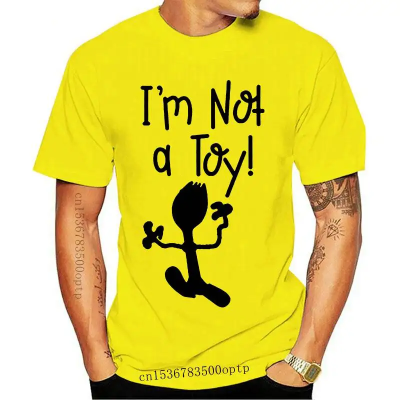 

Женская футболка из хлопка с принтом «I'm not a Toy»