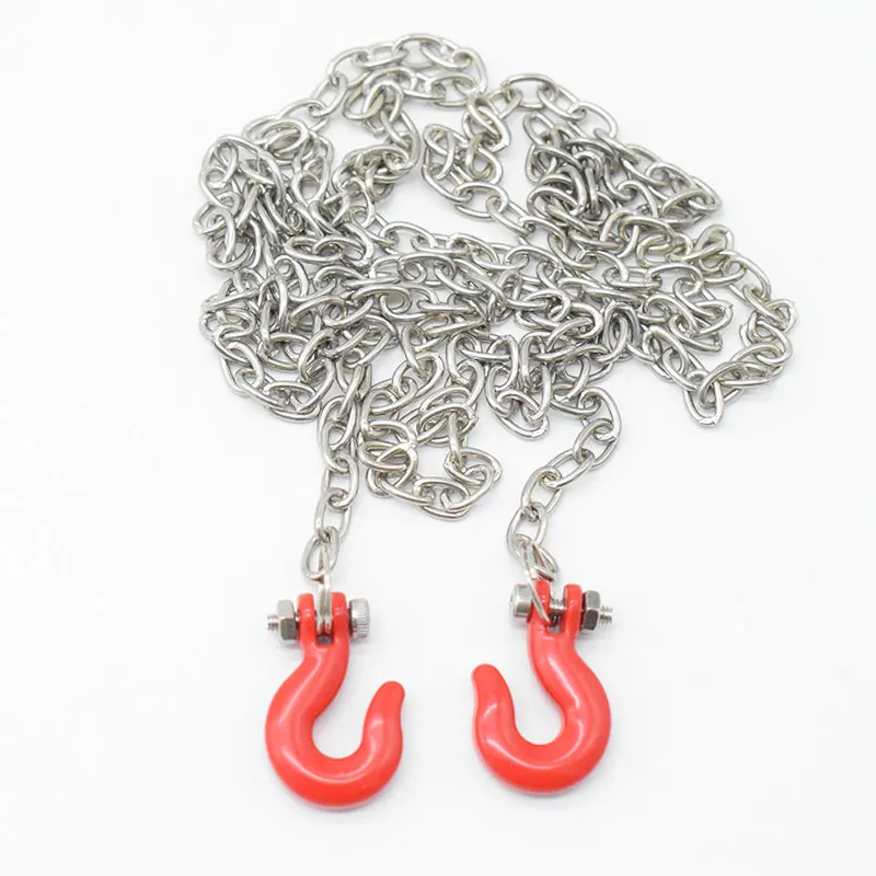 RC автомобиль металлический буксирный крюк с украшением в виде цепочек для 1:10 Рок