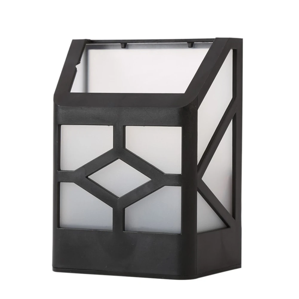 

TSLEEN 4PCS Solar Power Wall Mount LED Light Outdoor Garden Path Landscape Fence Yard Lamp LED Lantern Light Outdoor Lamps