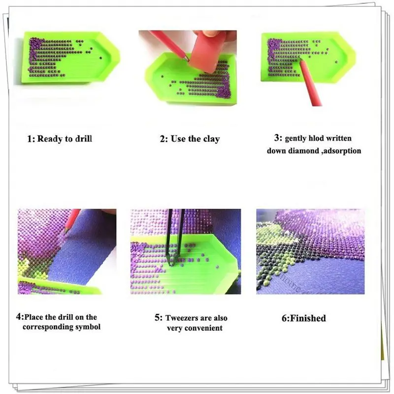 Набор для алмазной вышивки сделай сам комплект домашнего декора круглые стразы с