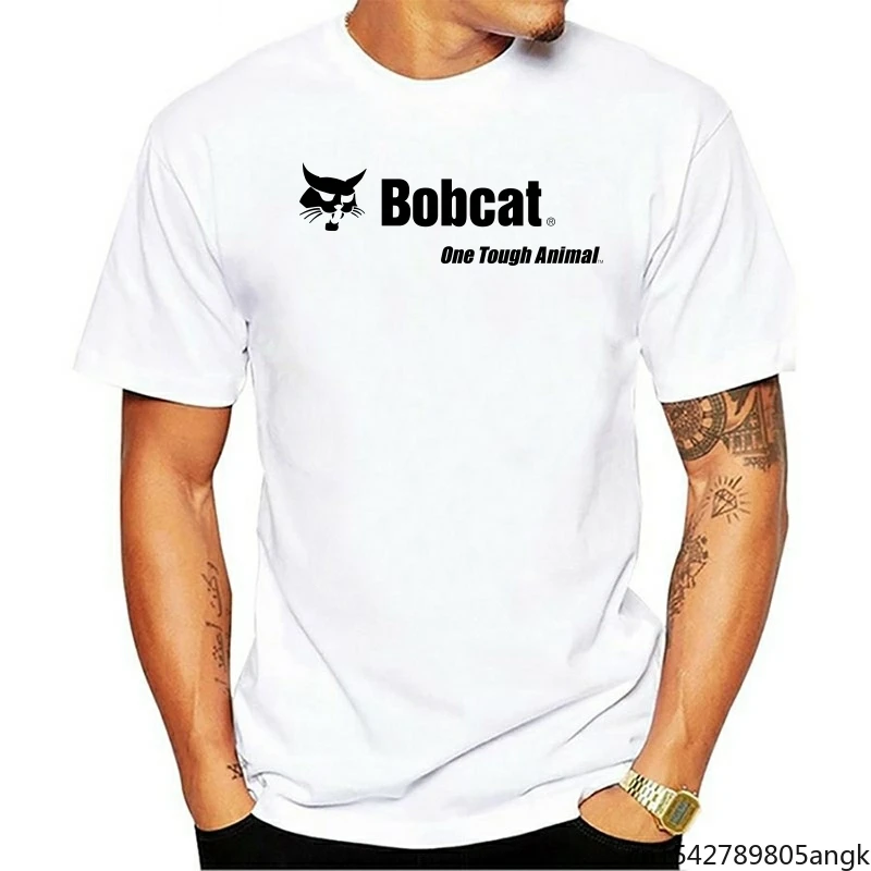 

2021 Fashion T-shirt Bobcat Equipt CasualSoft Round Neck Solid Clothing Bottoming Round Neck New Arrival