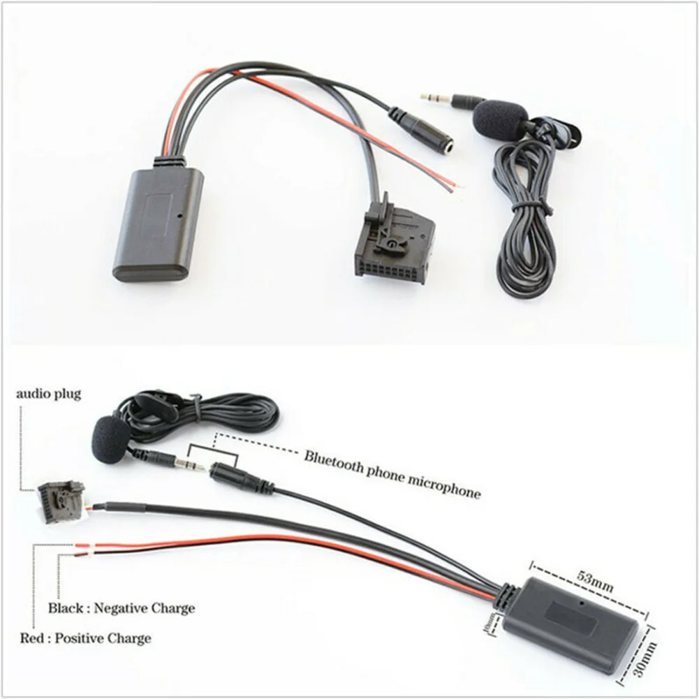 Для Benz W211 W208 W168 W203Bluetooth микрофон Handfree адаптер вызова AUX кабель Функция через Bluetooth