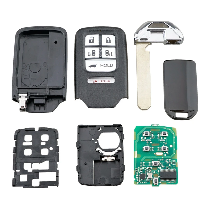 Новинка 5 + 1 кнопка 313 8 МГц подходит для 2014 2015 2016 2017 Honda Odyssey Keyless Smart дистанционный
