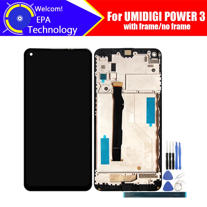 UMIDIGI POWER 3 ЖК-дисплей + сенсорный экран дигитайзер 100% оригинальный