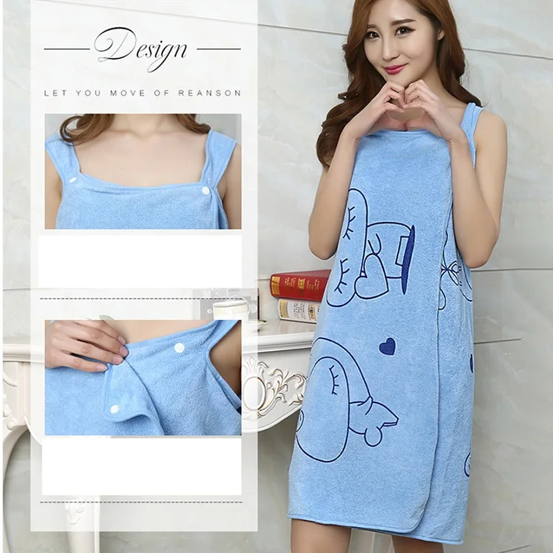 Банное полотенце сверхтонкое волокно банный халат мягкое абсорбирующее для дома