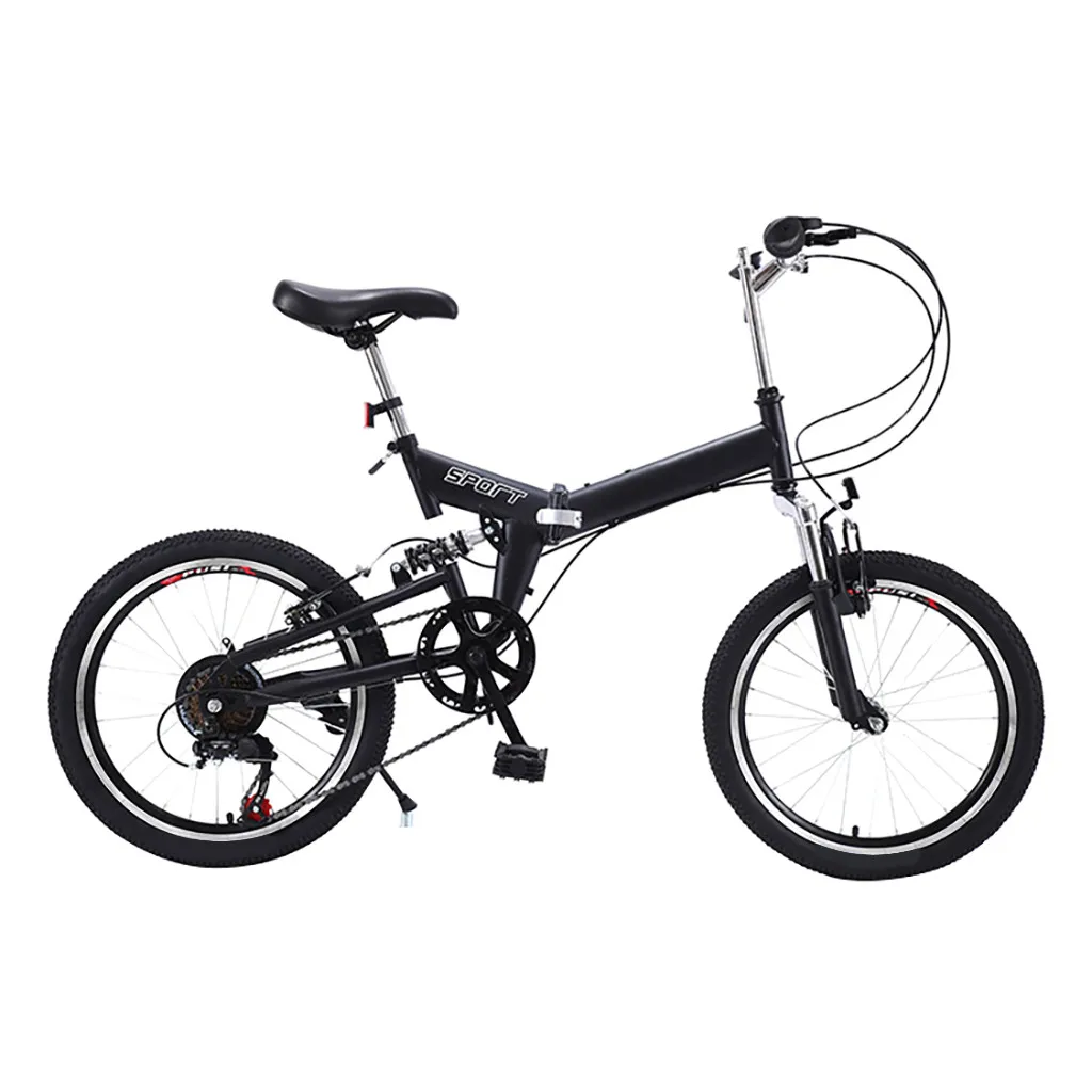 Складной велосипед 20 дюймов 6 скоростей дорожный детский горный портативный