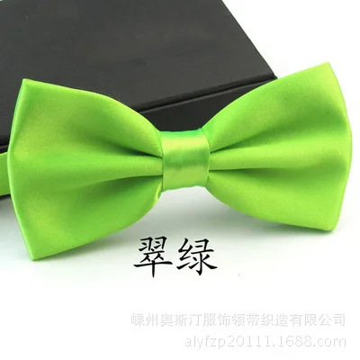 Классический Детский галстук-бабочка для мальчиков девочек модный 25 однотонный