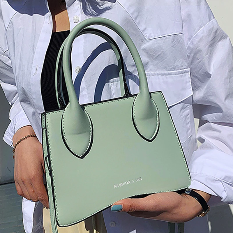 

2020 new smiley bag Women's Small Square Bags fashion Tote PU leather shoulder messenger bags female Handbags Designer Wallet