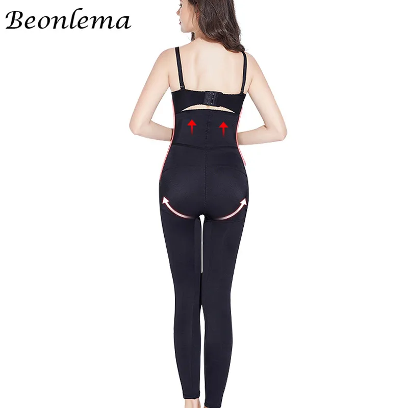 Beonlema Body Shapewear Women Legs Slimming Sexy Body Shaper High Waist Butt Lift Long Control Panties Tummy Flat Belt S-3XL