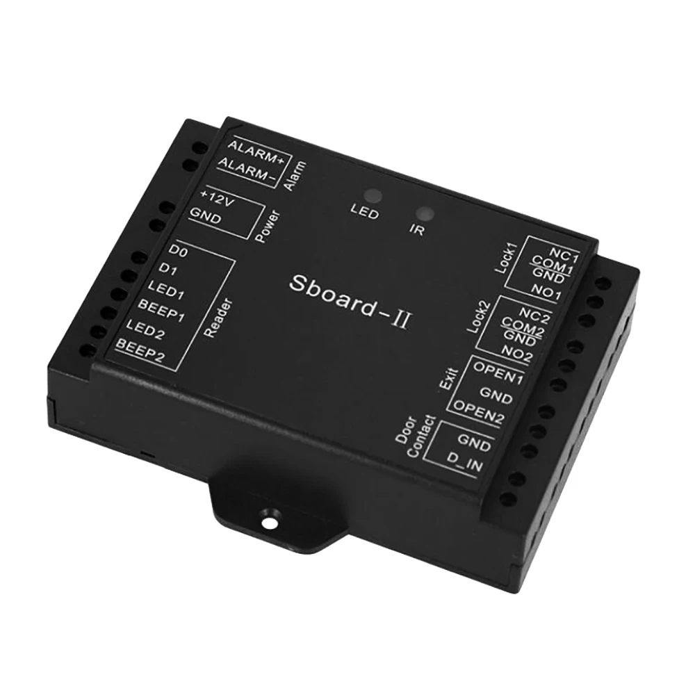 

Sboard-II Mini Wifi 2 Door Access Control Board Panel Dual Control Relay Wiegand Users Board APP Access 2100 26-37 Control