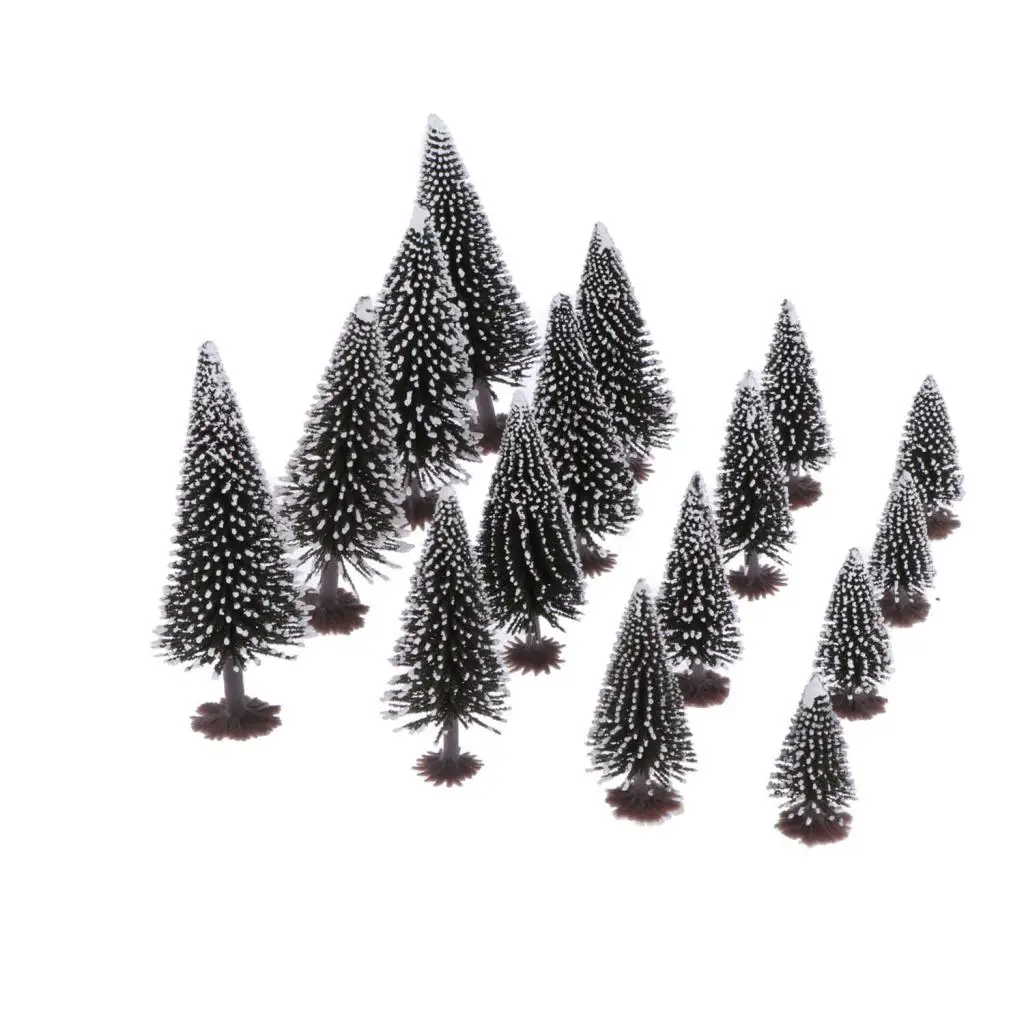 Модель 16x дерево пейзажа смешанный для модель железнодорожной железной дороги