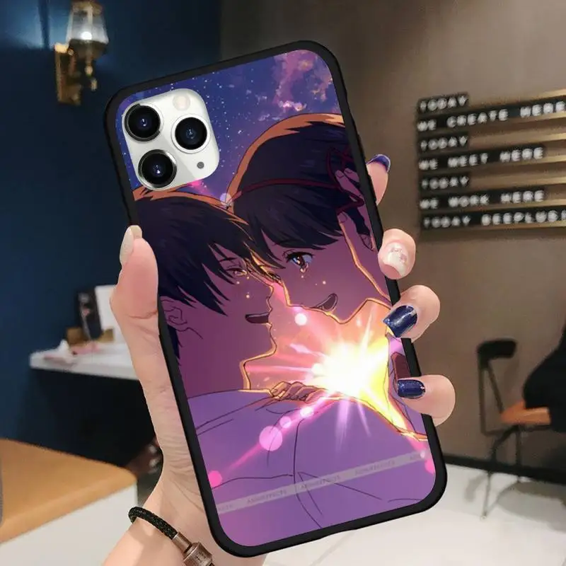 

japanese Anime Your Name Phone Case for iPhone 11 12 pro XS MAX 8 7 6 6S Plus X 5S SE 2020 XR mini Funda