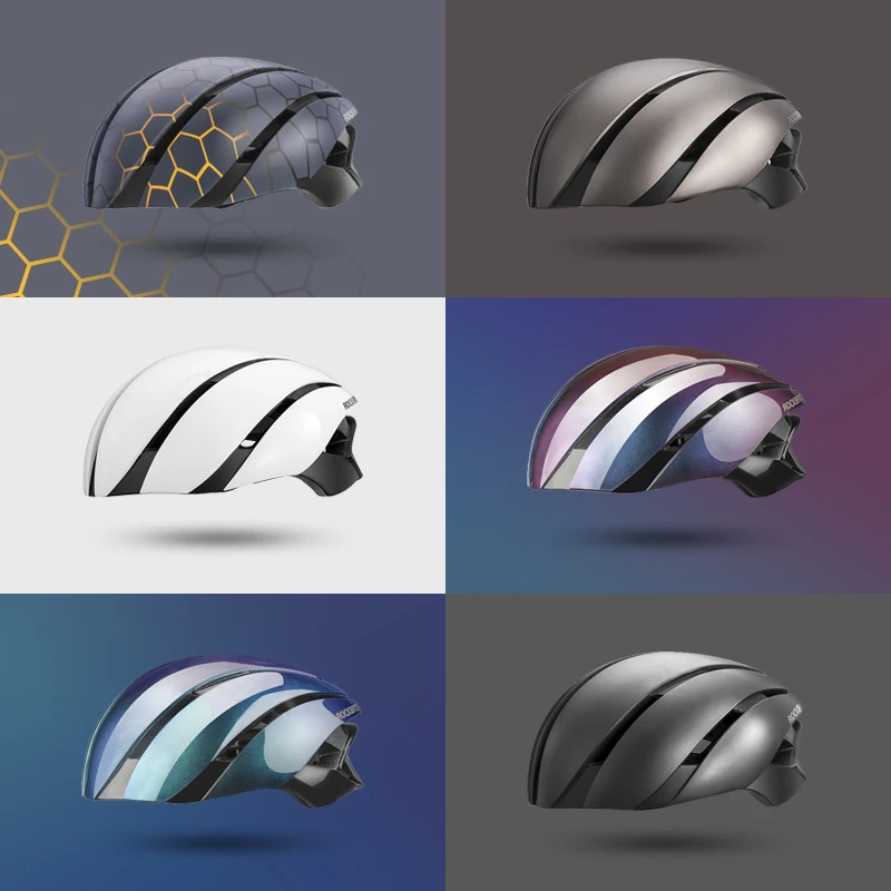 Велосипедный шлем ROCKBROS легкий цельнолитой светоотражающий защитный для мужчин и