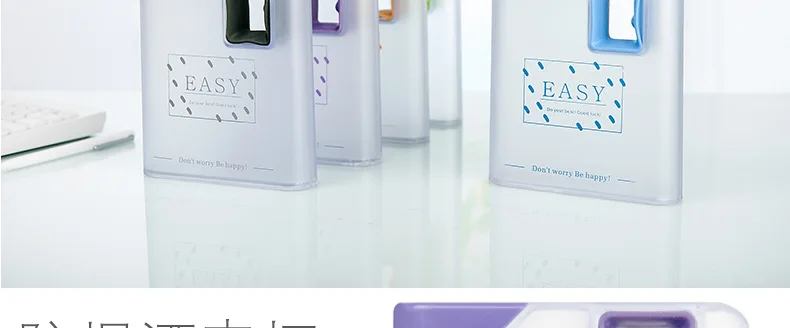 550ML Water Bottle Shaker Sport Bottle Plastic Portable Memo Notebook Paper Water Bottle Creative Travel Sports Flat Kettle