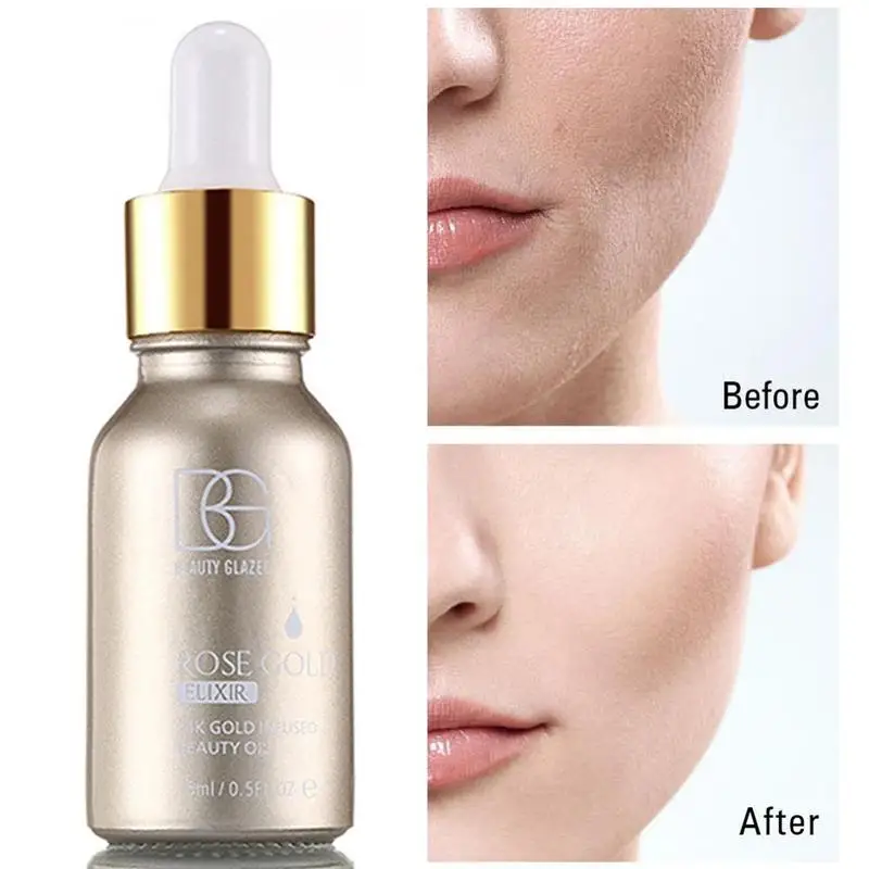 15 мл 24 к розовое золото Elixir Грунтовка Макияж Единорог лица губы Увлажняющая