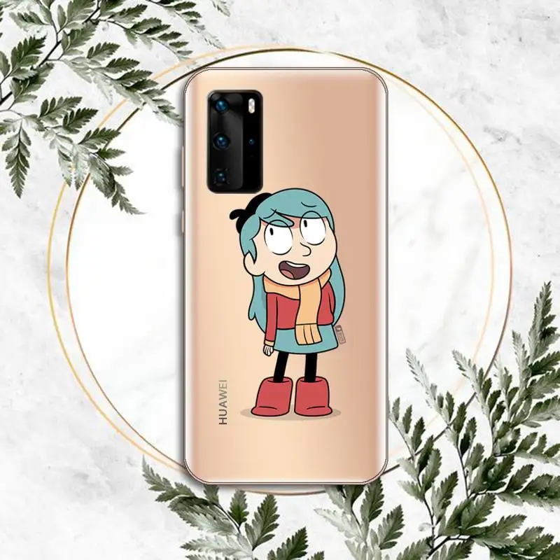 

anime cute Hilda Season Phone Case Transparent for huawei P 40 30 20 lite pro smart 2019 honor 8X 10i 10 cover