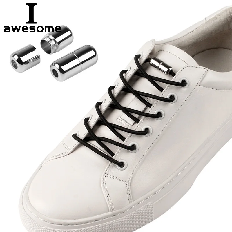 Фото 1Pair 25 colors Elastic Locking Shoelaces Round No Tie Shoe Laces Kids Adult Sneakers Quick Lazy Lace Shoestrings Обувь 1Pair 25 colors Elastic Locking Shoelaces Round No Tie Shoe Laces Kids Adult Sneakers Quick Lazy Lace Shoestrings Обувь