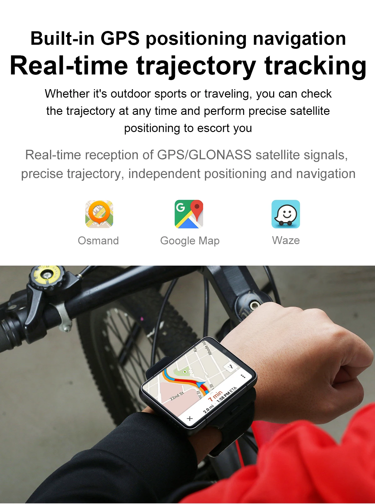 

S999 2.88inch Screen 4G Smart Watch Android 9.0 OS 4GB+64GB Heart Rate Monitor WIFI GPS Sports Smartwatch Phone PK DM100 DM99